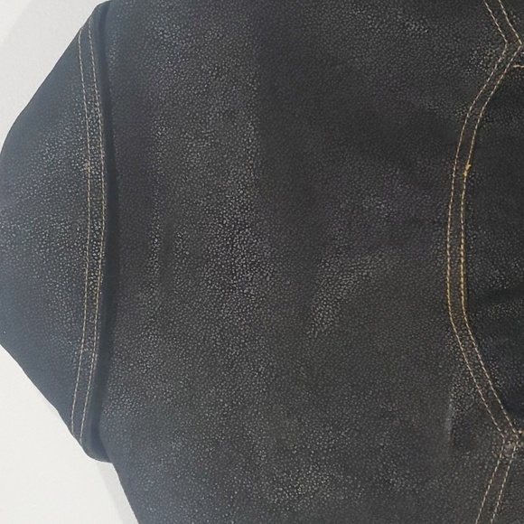 Leather Lloyd Elliot's country club jacket women's size small black zippered - Picture 11 of 16